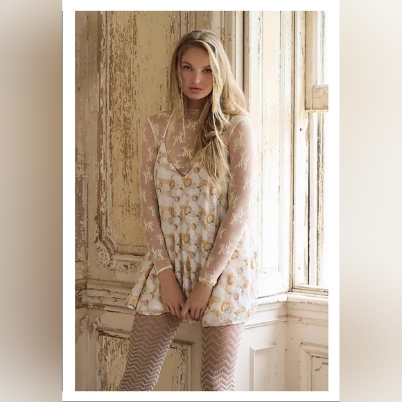 Free People Pants - FREE‎ PEOPLE Chiara Playsuit Sz MEDUIM NWOT
